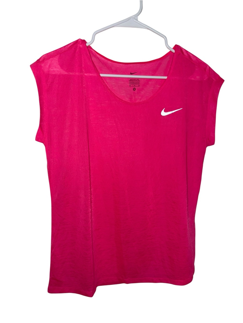 Nike Women's Bright Pink Short Sleeve Athletic Tee